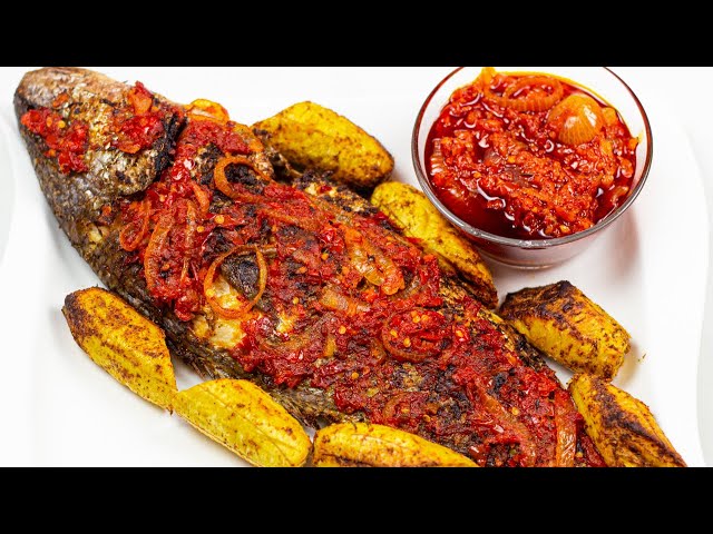 Roasted Plantain & Fish